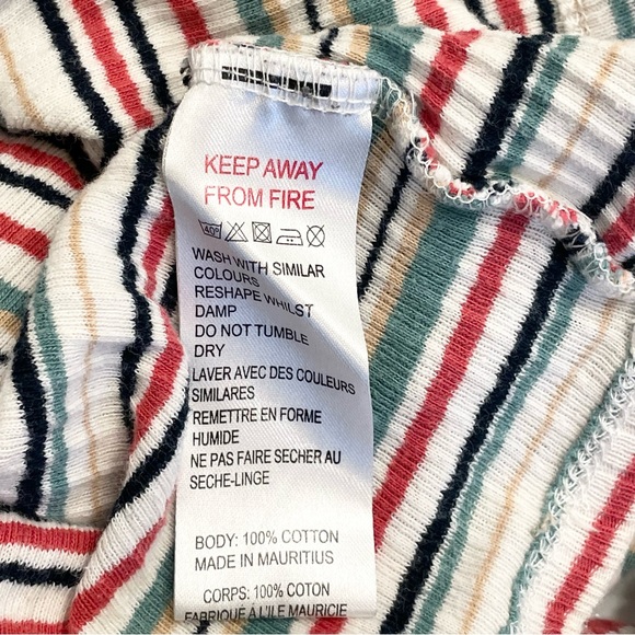 Urban Outfitters Striped Wrap Crop Top - Picture 8 of 11